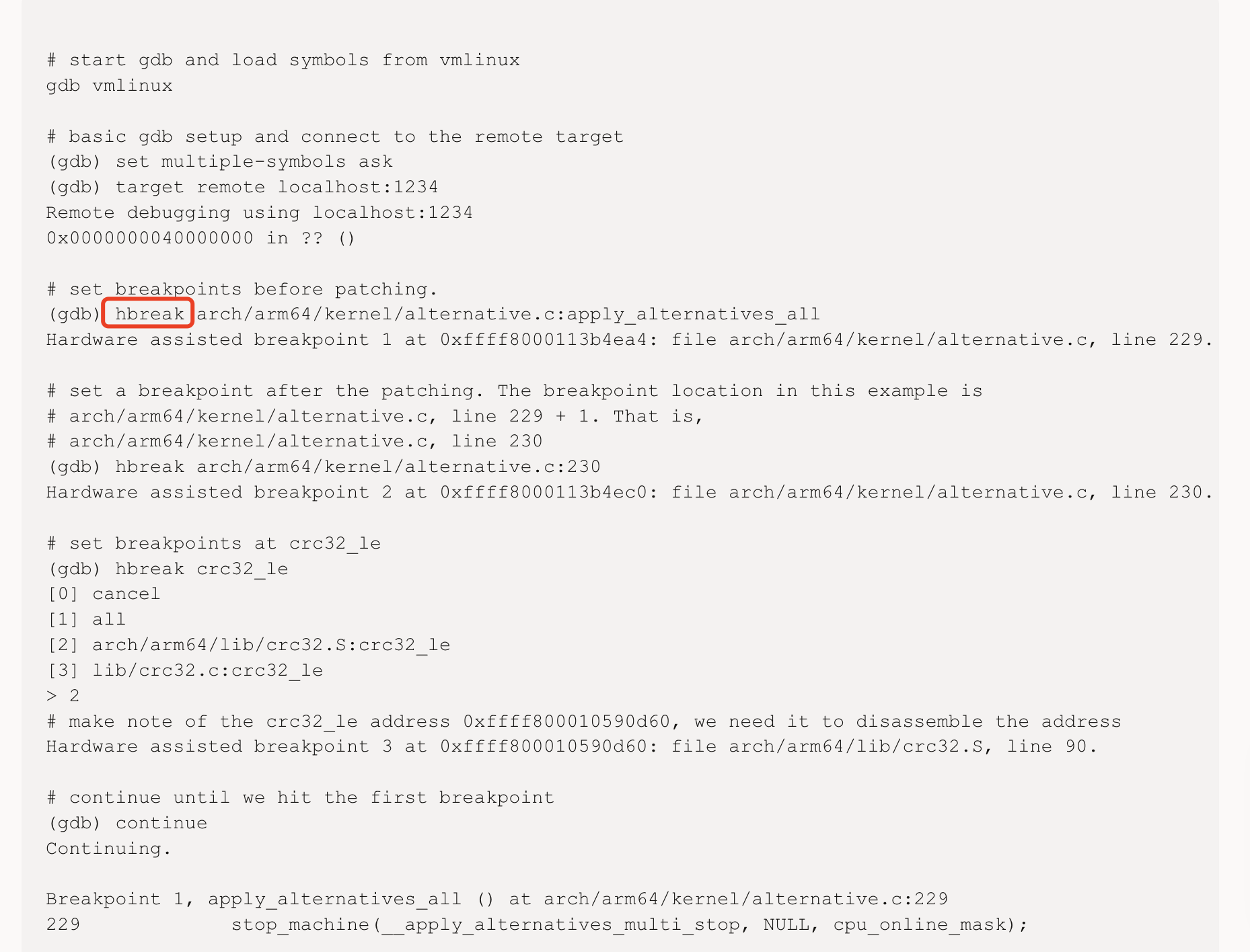 gdb oracle