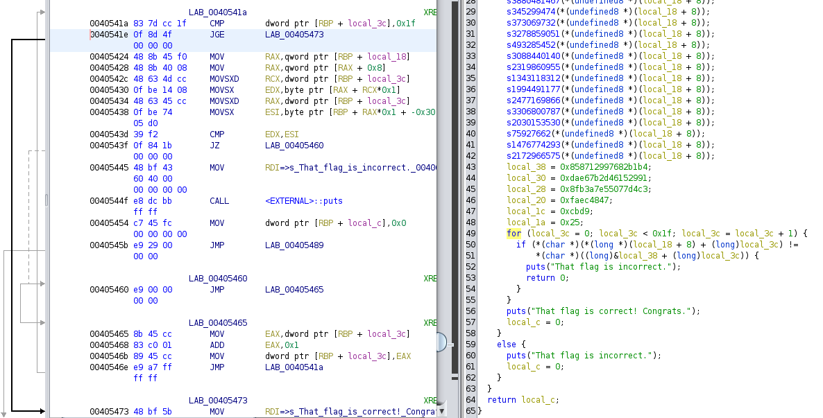 for loop assembly